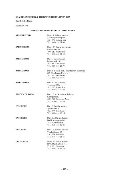 SOA consensus 1997 - Huidziekten.nl