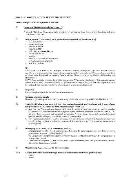 SOA consensus 1997 - Huidziekten.nl