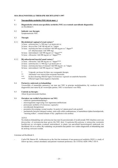 SOA consensus 1997 - Huidziekten.nl