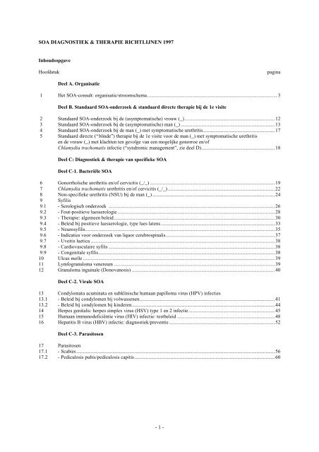 SOA consensus 1997 - Huidziekten.nl