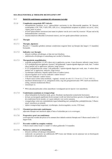 SOA consensus 1997 - Huidziekten.nl