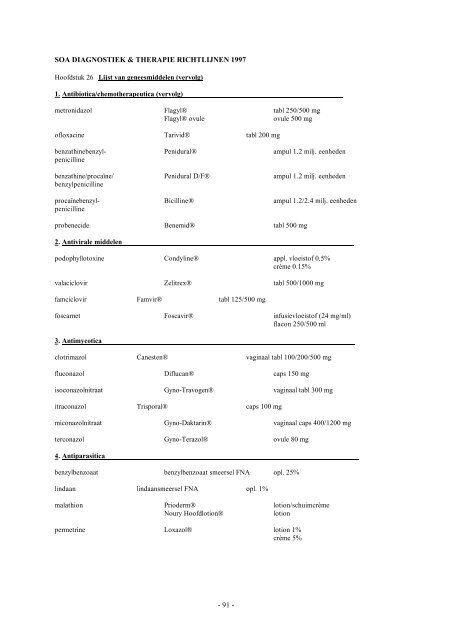 SOA consensus 1997 - Huidziekten.nl