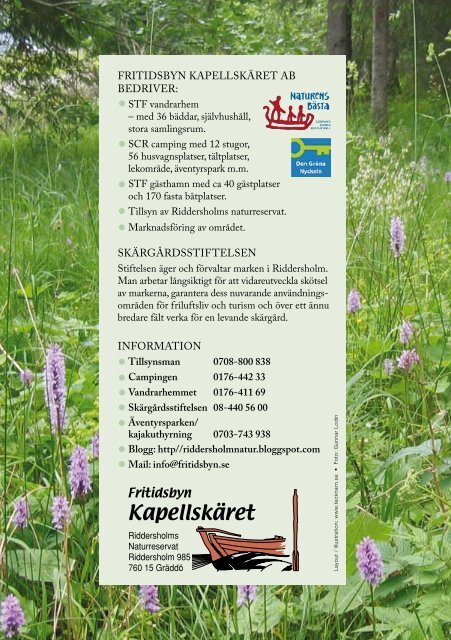 Riddersholms naturreservat (pdf-fil) - STF