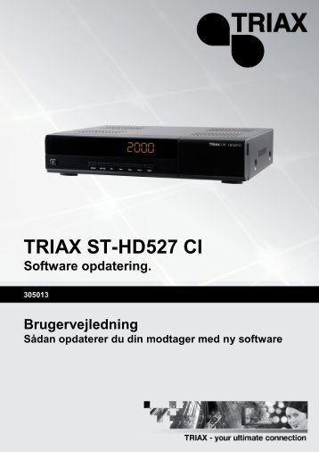 Hjælp til optadering. - Triax