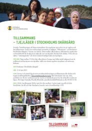 TILLSAMMANS – TJEJLÄGER I STOCKHOLMS SKÄRGÅRD - STF