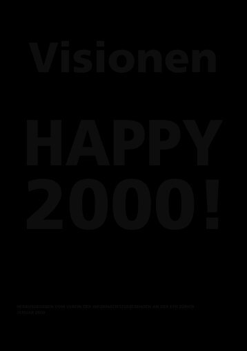 Visionen Januar 1900 Willkommen im Jahr 1900! 1 - Vis - ETH Zürich