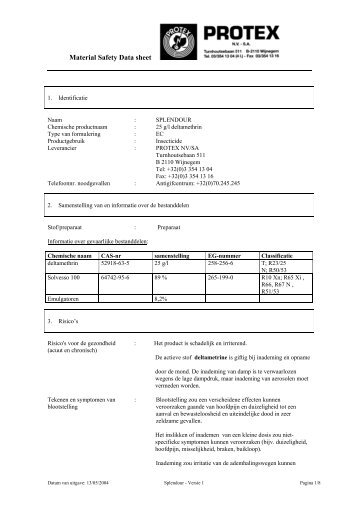 Material Safety Data sheet - EDPnet