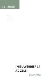 14 2008 [NIEUWSBRIEF 14 AC ZELE]