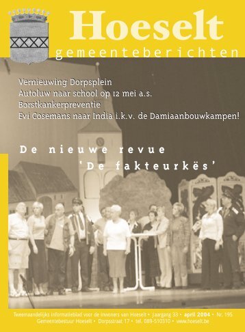 april - Hoeselt.Be