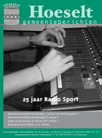 25 jaar Radio Sport - Hoeselt.Be