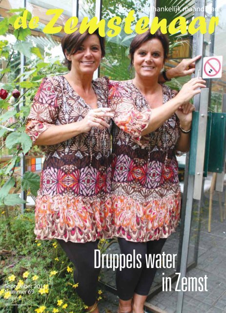 Druppels water in Zemst - De Zemstenaar