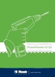 D-303831 PowerMaster-10/30 G2 Installatörshandbok - Visonic