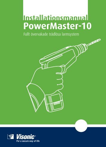 D-302973 PowerMaster-10 Installatörsmanual - Visonic