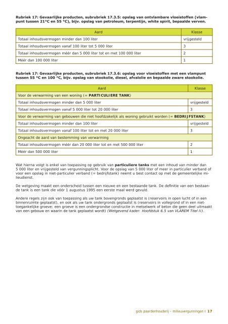 Milieuvergunningen - Brochure - Vlaamse Landmaatschappij