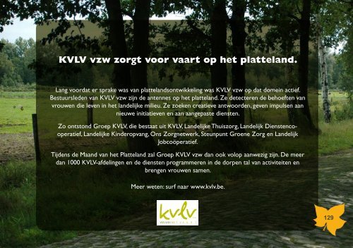 Programmabrochure Maand van het Platteland - Vlaamse ...