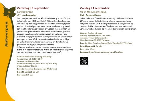 Programmabrochure Maand van het Platteland - Vlaamse ...