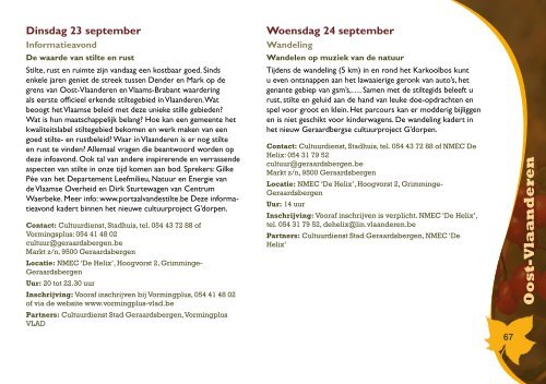 Programmabrochure Maand van het Platteland - Vlaamse ...