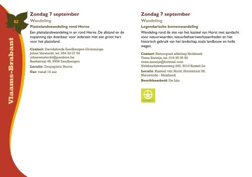 Programmabrochure Maand van het Platteland - Vlaamse ...