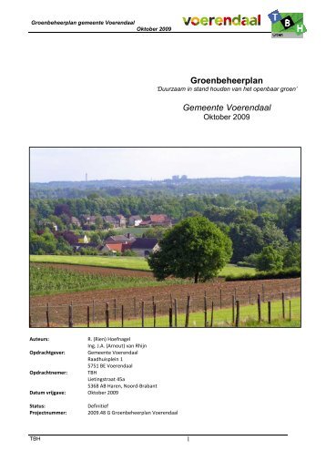 Groenbeheerplan Gemeente Voerendaal