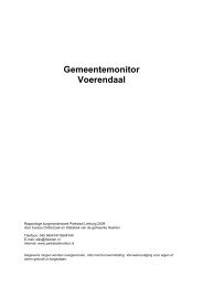 Gemeentemonitor 2009 - Gemeente Voerendaal