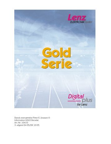 Lenz GOLD dekoder varenummer 10433 - Digital tog og digital ...
