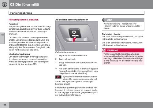 Instruktionsbok - Volvo