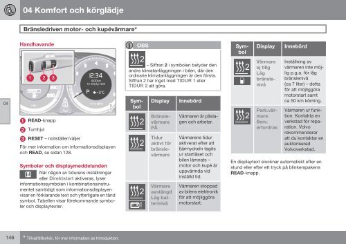 Instruktionsbok - Volvo