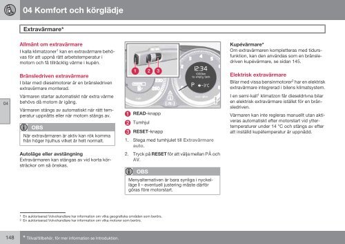 Instruktionsbok - Volvo