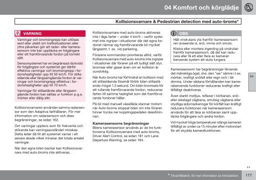 Instruktionsbok - Volvo