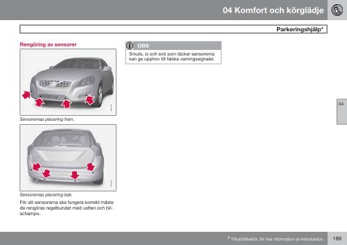 Instruktionsbok - Volvo