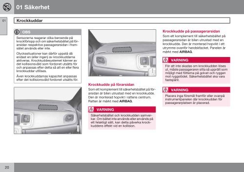 Instruktionsbok - Volvo