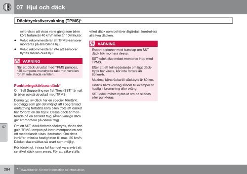 Instruktionsbok - Volvo