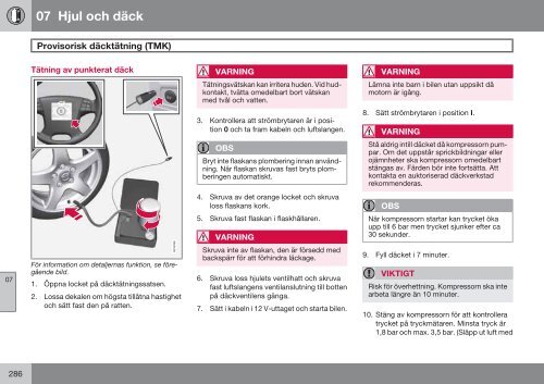 Instruktionsbok - Volvo