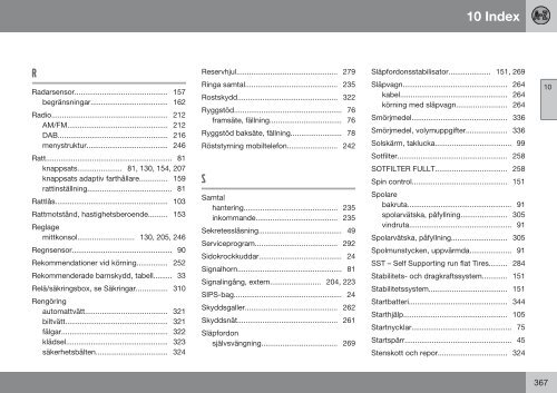 Instruktionsbok - Volvo