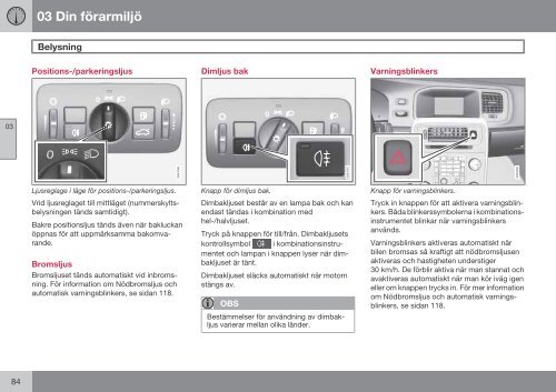 Instruktionsbok - Volvo