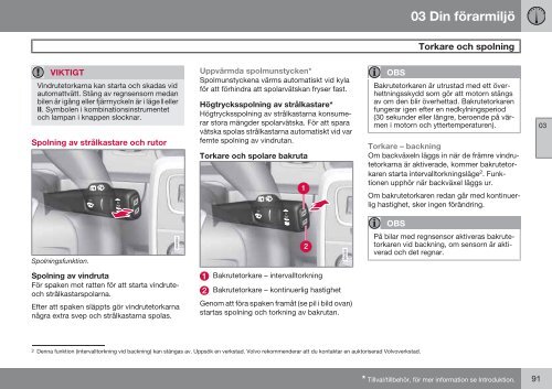 Instruktionsbok - Volvo