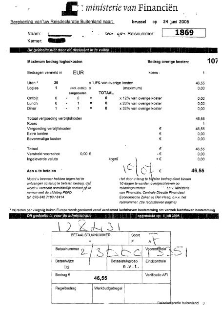 I[^: ministerie van Financiën