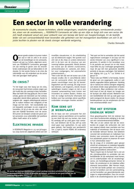 Carrosserie - Federauto Magazine