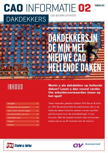 Pamflet 2 over eigen cao Hellende Daken - FNV Bouw