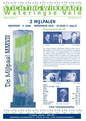 Wijkkrant 1 2007 - Wijkkrant Wateringse Veld