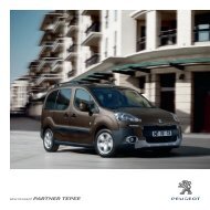 NEW PEUGEOT PARTNER TEPEE