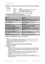 Samenvatting Bacteriologie - Student Onbekend.nl