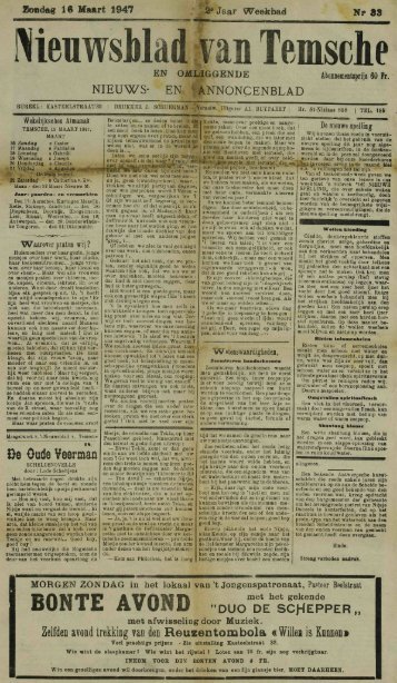 Nieuwsblad van Temsche