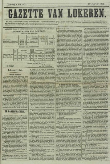 gazette van lokeren.