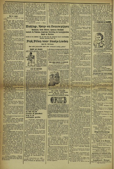 Zondag 8 Januari 1899. 56° Jaar N° 2842. Lokeren 7 Januari