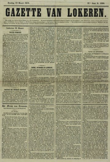 gazette van lokeren.