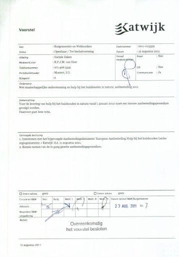 2011-13359 - Bestuur & Politiek Gemeente Katwijk