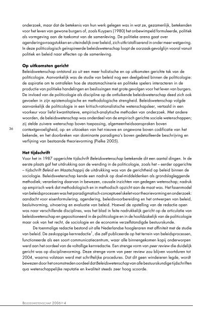 Van beleidswetenschap naar kennissamenleving.pdf - Prof. dr. AFA ...