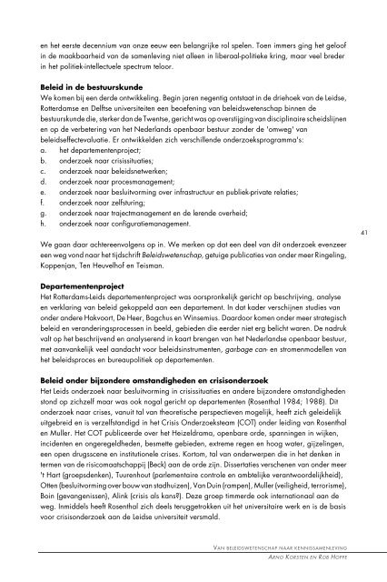 Van beleidswetenschap naar kennissamenleving.pdf - Prof. dr. AFA ...