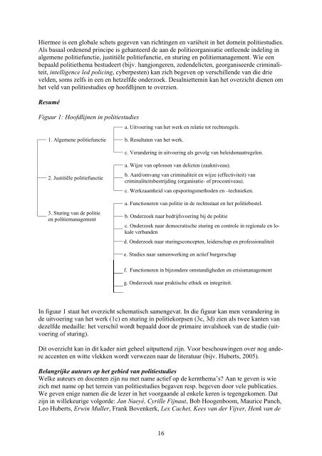 Politiestudies in vogelvlucht.pdf - Prof. dr. AFA Korsten